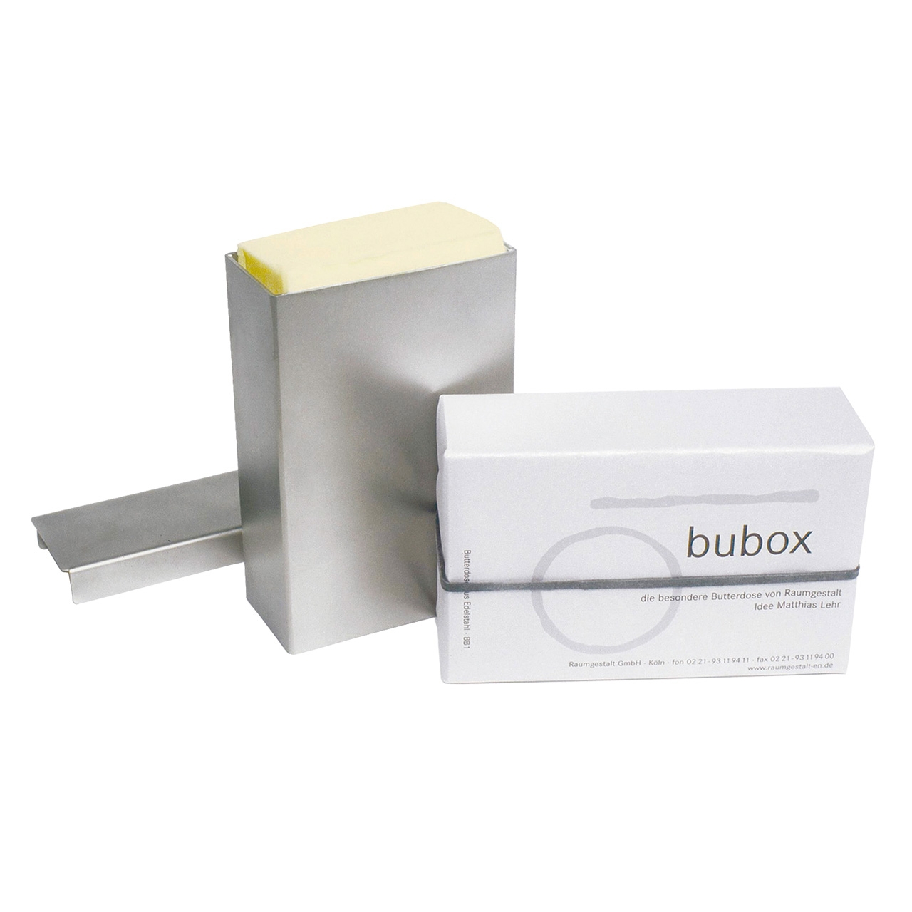 Bubox – Butterdose aus Edelstahl