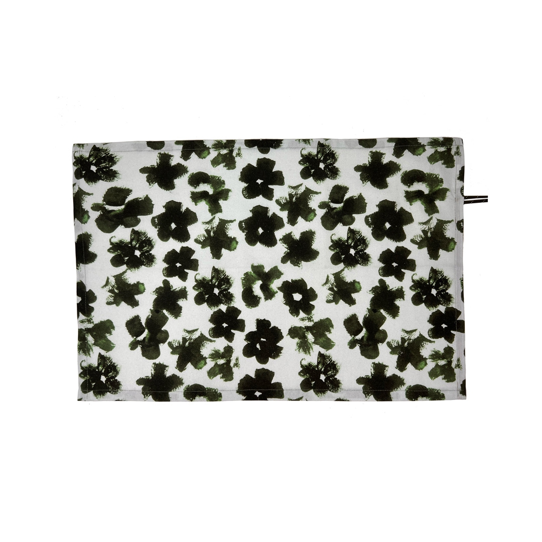 Tischset für zwei aus Baumwollstoff mit Druckmotiv