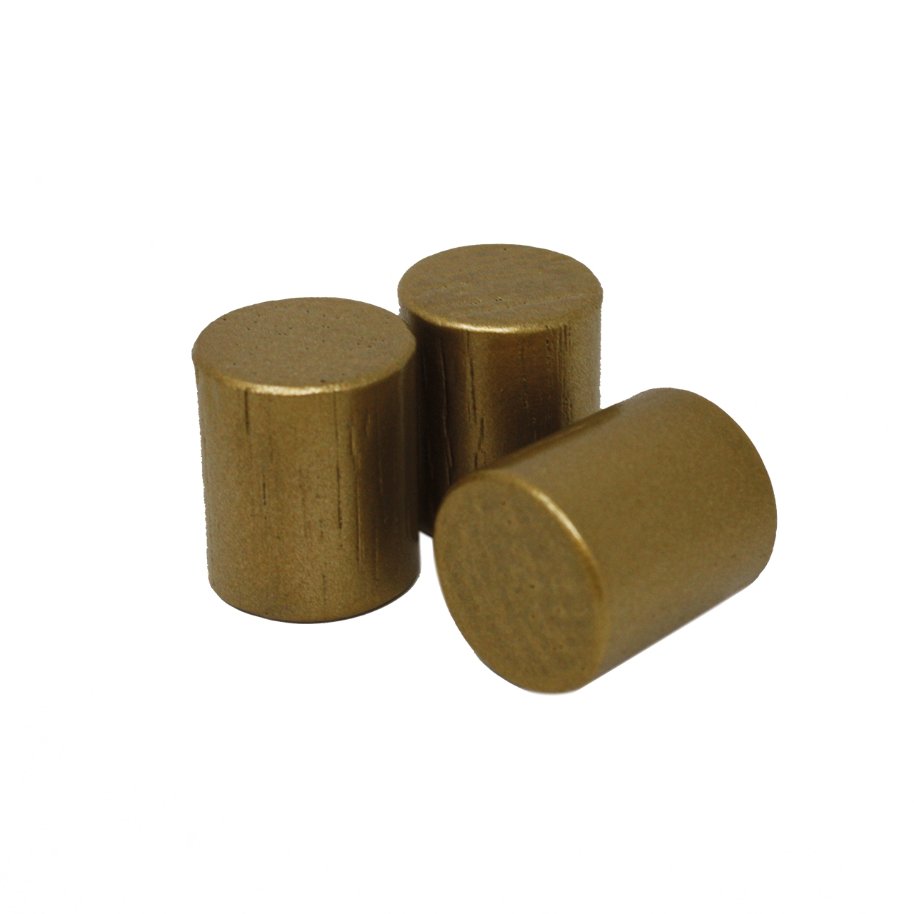 WoodPin golden magnets, 3 pieces