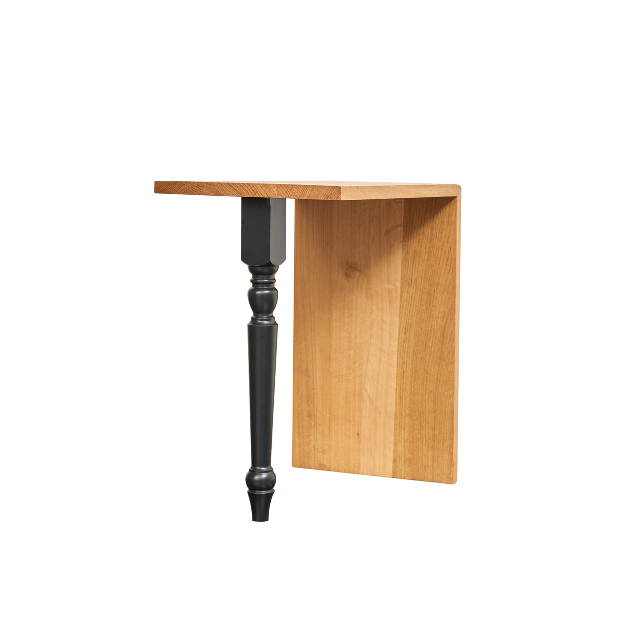 small table, oak light