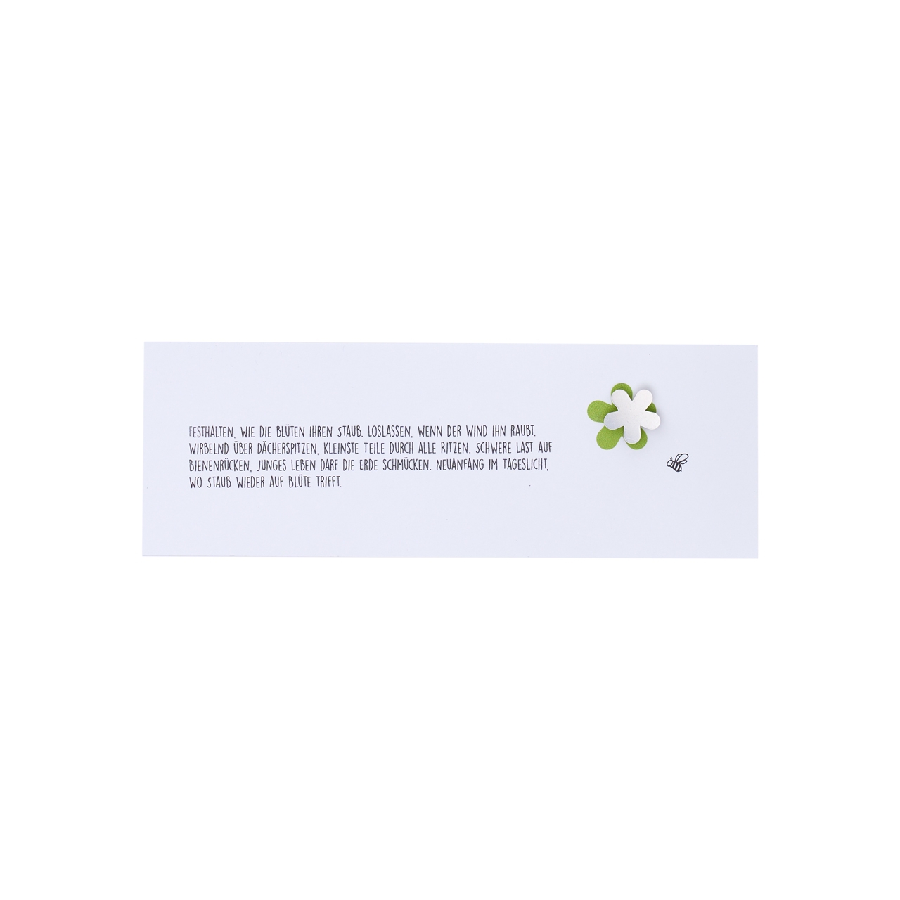 Card with Flower Magnet