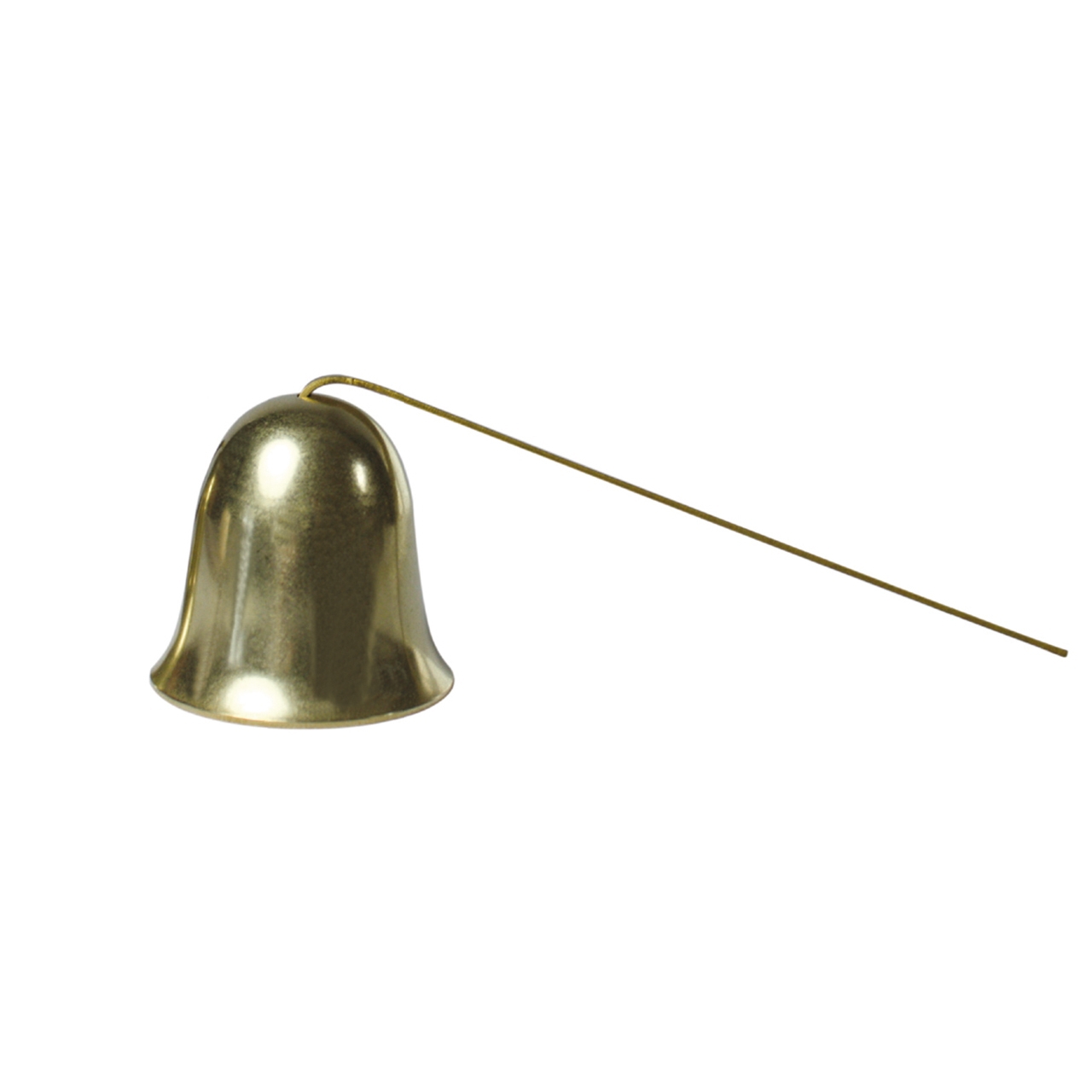 Kleines Glöckchen aus Messing am Stab