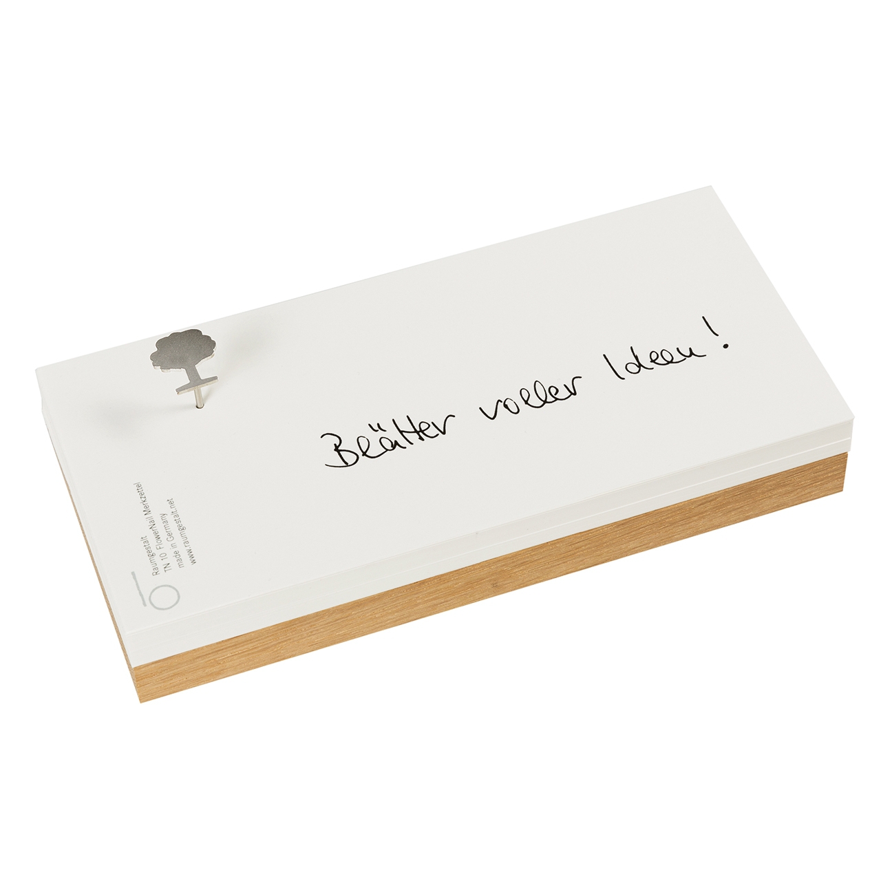 TreeNail notepad
