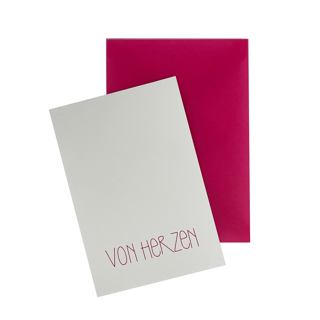Card "von Herzen"