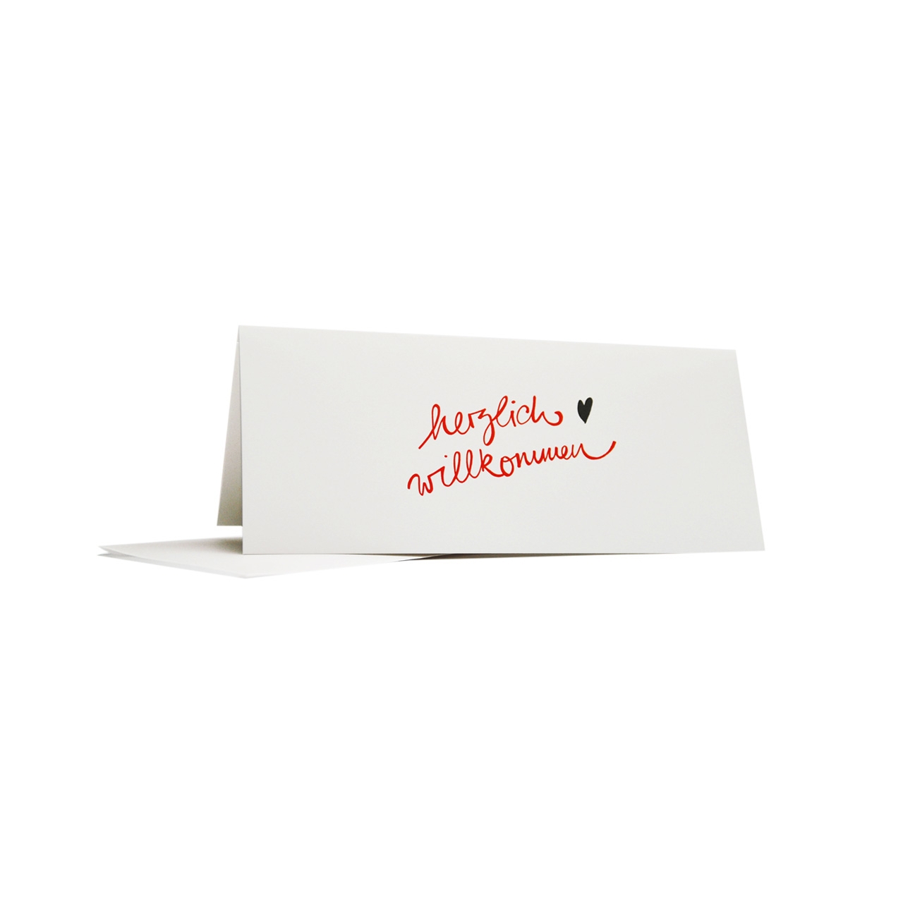 Card "herzlich willkommen"